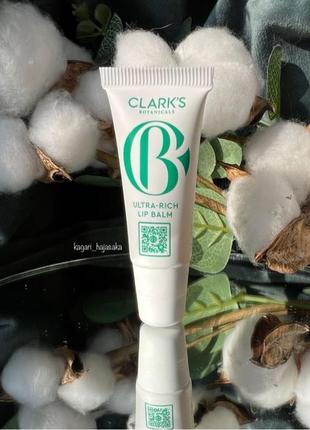 Бальзам для губ clark's botanicals ultra-rich lip balm1 фото