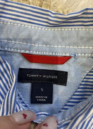 Фирменная рубашка рубашка от tommy hilfiger3 фото