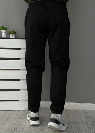 Демисезонный спортивный костюм puma худи хаки + брюки (двонитка)8 фото