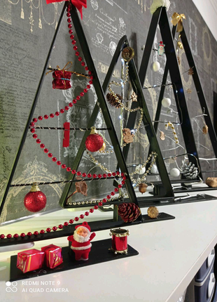 Ялинка декоративна в стилі лофт сталь світло