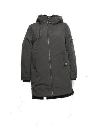 Olanmear куртка демисезонная oversize хаки
