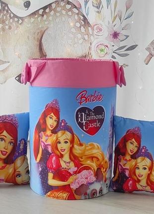 Вигвам в детскую кукла барби ( barbie ) бон бон + корзина для игрушек + подвесная качеля полный комплект !6 фото