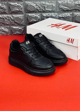 Кросівки жіночі h&m, чорні класичні зручні кросівки5 фото