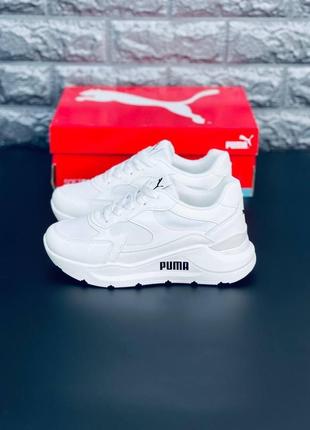 Кросівки жіночі puma, білі стильні кросівки пума новинка!3 фото