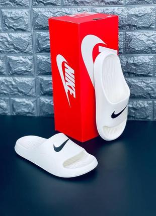 Шльопанці чоловічі nike victori one shower slide, шльопанці сланц3 фото