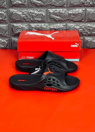 Шльопанці puma ferrari чоловічі, шльопанці капці пума новинка3 фото