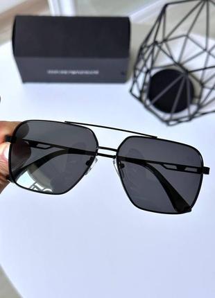 Сонцезахисні чоловічі окуляри металева оправа polarized5 фото