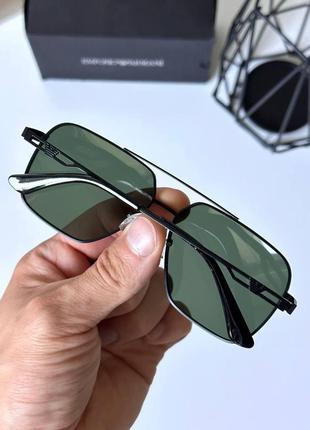 Сонцезахисні чоловічі окуляри металева оправа polarized4 фото
