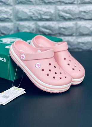 Шльопанці crocs crocband жіночі, шльопанці капці капці крокси