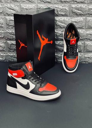 Кросівки jordan retro 1 жіночі, стильні зручні кросівки3 фото