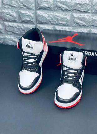 Jordan retro 1 кросівки чоловічі, якісні кросівки джордан3 фото