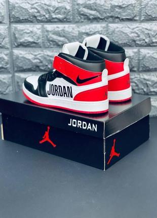 Jordan retro 1 кросівки чоловічі, якісні кросівки джордан4 фото