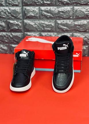 Кросівки puma жіночі, чорні практичні кросівки пума3 фото