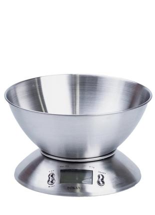 Весы кухонные электронные sokany sk-1204 с чашей