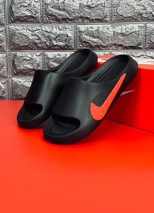 Шльопанці жіночі nike, чорні пляжні шльопанці сланці капці найк4 фото