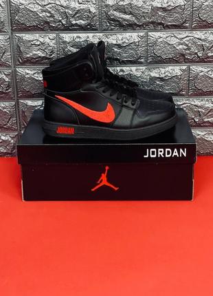 Чоловічі кросівки jordan, чорні універсальні кросівки джордан6 фото