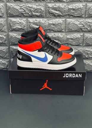 Кросівки чоловічі jordan retro 1, універсальні кросівки джордан4 фото