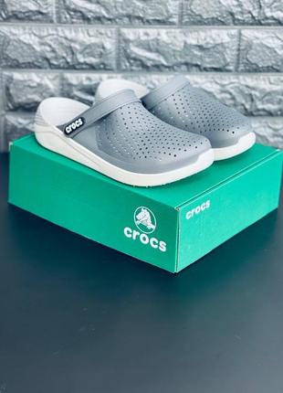 Шльопанці чоловічі crocs, пляжні шльопанці сланці капці крокси4 фото