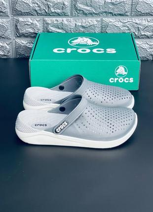 Шльопанці чоловічі crocs, пляжні шльопанці сланці капці крокси8 фото