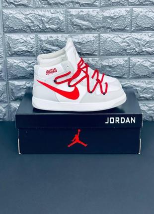 Кросівки jordan retro 1 жіночі, зручні стильні кросівки9 фото