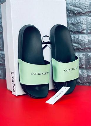 Шльопанці calvin klein жіночі, шльопанці капці капці новинка!2 фото