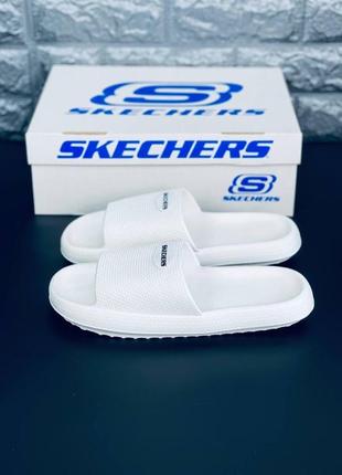 Шльопанці skechers чоловічі, шльопанці сланці капці скечерс 36-458 фото