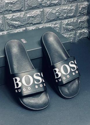 Шльопанці чоловічі hugo boss, пляжні шльопанці сланці капці новин1 фото