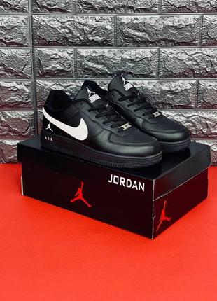 Кросівки jordan retro low чоловічі, чорні класичні кросівки8 фото