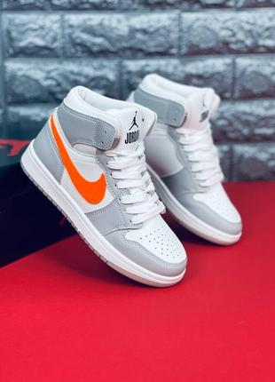 Jordan retro 1 кросівки жіночі, стильні трендові кросівки