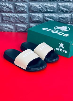 Шльопанці жіночі crocs, пляжні шльопанці сланці капці топ продажі2 фото