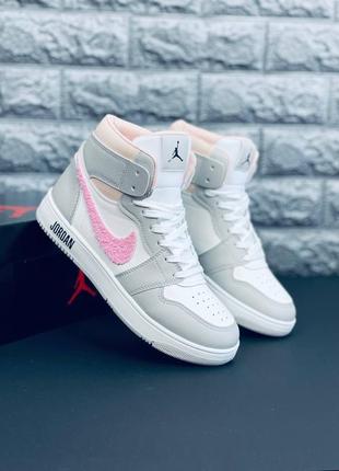 Кросівки jordan retro 1 жіночі, повсякденні кроси джордан