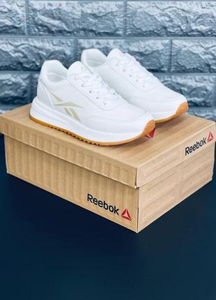 Кросівки жіночі reebok classic, білі якісні кросівки9 фото