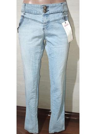 Новые фирменные джинсы брюки брюки трубы прямые2 фото