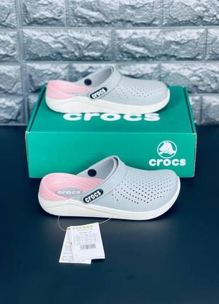 Crocs literide сабо шльопанці жіночі, зручні шльопанці крокс6 фото