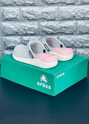 Crocs literide сабо шльопанці жіночі, зручні шльопанці крокс8 фото