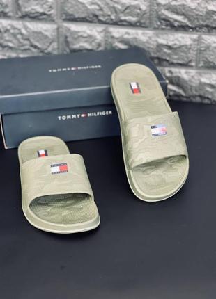 Шльопанці tommy hilfiger чоловічі, шльопанці капці капці топ прод4 фото