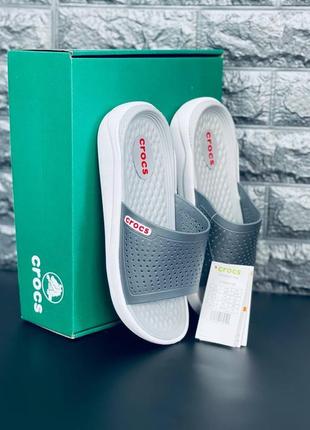 Шльопанці жіночі crocs crocband, шльопанці капці капці крокси3 фото