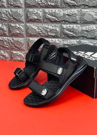 Сандалі чоловічі adidas, чорні босоніжки сандалії адідас новинка!1 фото