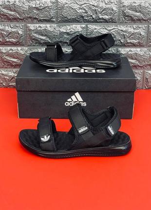 Сандалі чоловічі adidas, чорні босоніжки сандалії адідас новинка!8 фото