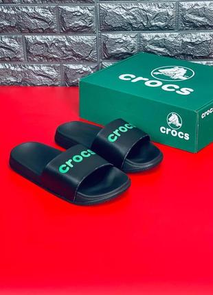 Шльопанці чоловічі crocs, шльопанці сланці капці нова колекція!2 фото