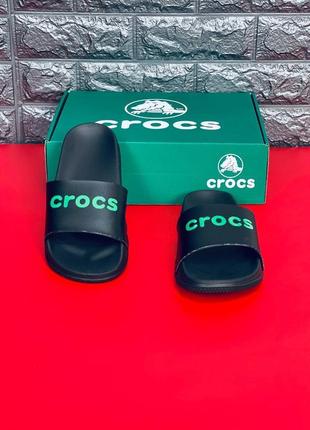 Шльопанці чоловічі crocs, шльопанці сланці капці нова колекція!4 фото