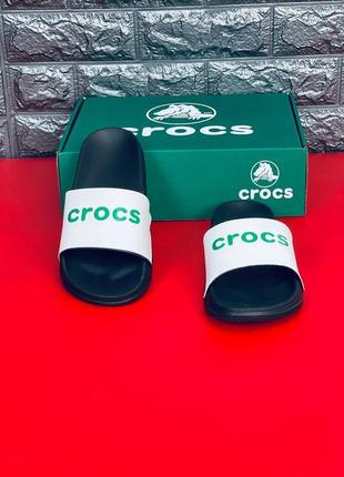 Пляжні чоловічі шльопанці crocs, шльопанці капці капці новинка!8 фото