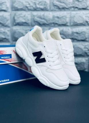 New balance кросівки жіночі, білі стильні, зручні кросівки