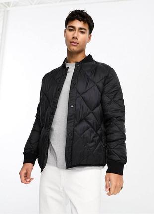 Двостороння куртка calvin klein reversible jacket in black