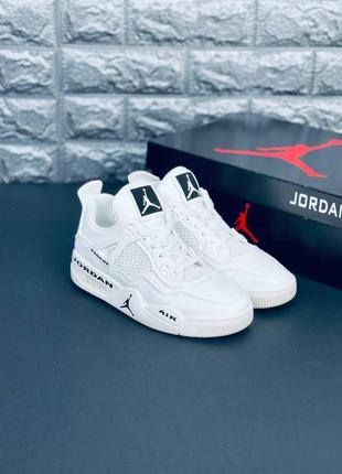 Кросівки чоловічі jordan, білі якісні кросівки джордан5 фото