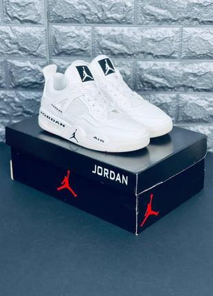 Кросівки чоловічі jordan, білі якісні кросівки джордан7 фото