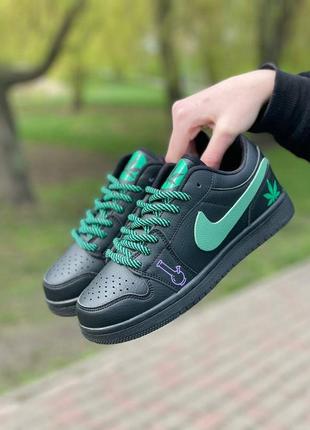 Кросівки чоловічі nike dunk low pro, чорні зручні кроси найк