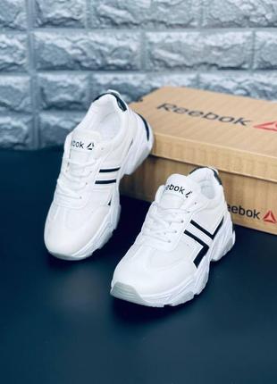 Кросівки reebok жіночі, білі якісні кросівки рибок3 фото