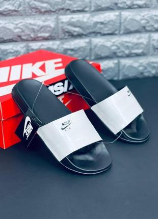 Шльопанці чоловічі nike air, шльопанці сланці капці найк аір нови1 фото