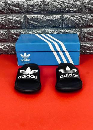 Чоловічі шльопанці adidas, пляжні шльопанці сланці капці адідас6 фото